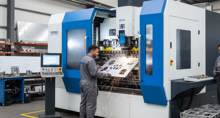 CNC Turret Punching Perth - Metalmen